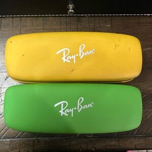 Two pairs of children’s ray ban eye glasses